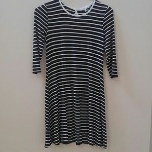 🌸 NWOT Charlotte Russe Striped Black and White Dress